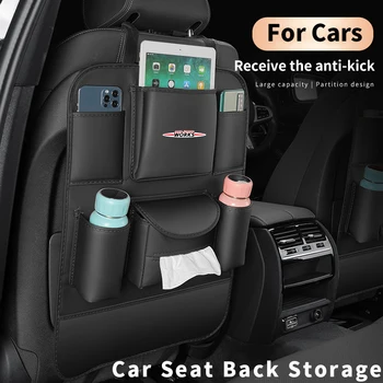 Органайзер за облегалката на автомобилни седалки, подвесная чанта за съхранение, кутия с голям капацитет за MINI John Cooper S Works JCW R50 R52 R57 R58 R56 F55 F56 R60