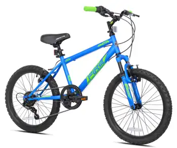 6 експрес детски планински велосипед Crossfire, син / зелен