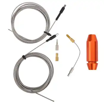 Инструмент за полагане на вътрешния кабел на велосипед за каране на велосипед дограма, хидравличен лост за смяна на предавките, вътрешен кабел, мотор тръби, спирачни маркучи, комплект за нарязване на резби
