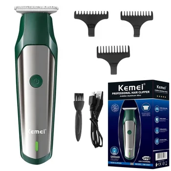 Kemei електрически тример за коса, тример за оформяне на брада за мъже, машина за подстригване, набор от продукти за грижа за косата KM-5097