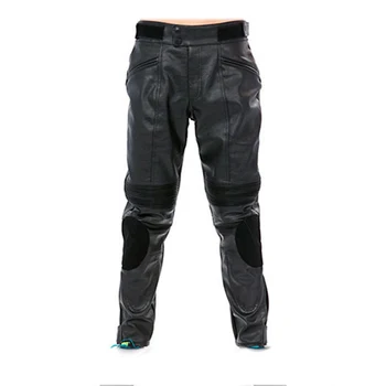 Кожени мотоциклетни панталони, ветроупорен мъжки байкерские панталони, износостойкое предпазни средства за мотоциклети, топли панталони за мотокрос M-XXL