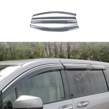 Пластмасов прозорец козирка козирка за защита от дъжд автоаксесоари страничен дефлектор протектор 4 бр. за Toyota Sienna 2021 2022 2023