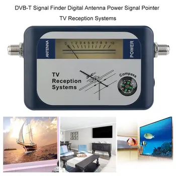 2023 DVB-T Finder Цифрова Наземна Антена Телевизионна Антена Измерител на силата на Сигнала Показалеца Система за Приемане на ТЕЛЕВИЗИЯ С Компас